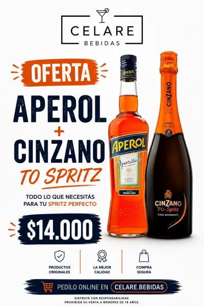 Aperol + Cinzano to Spritz