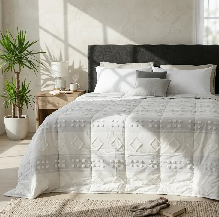 Acolchado roma con relieve premium CACHAREL