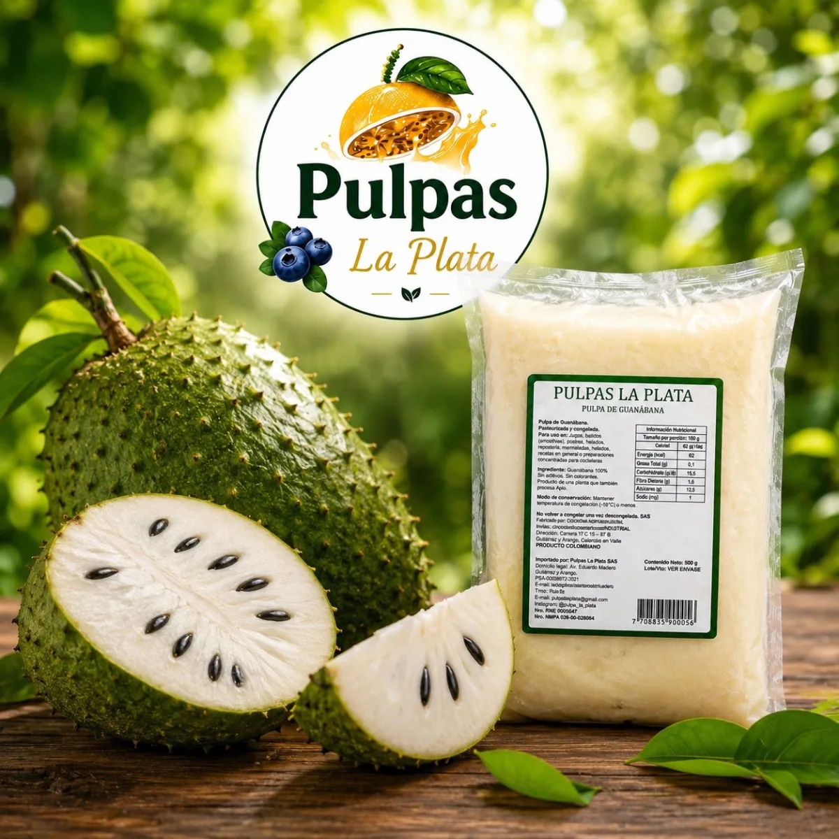 Pulpa de guanábana por 500gr