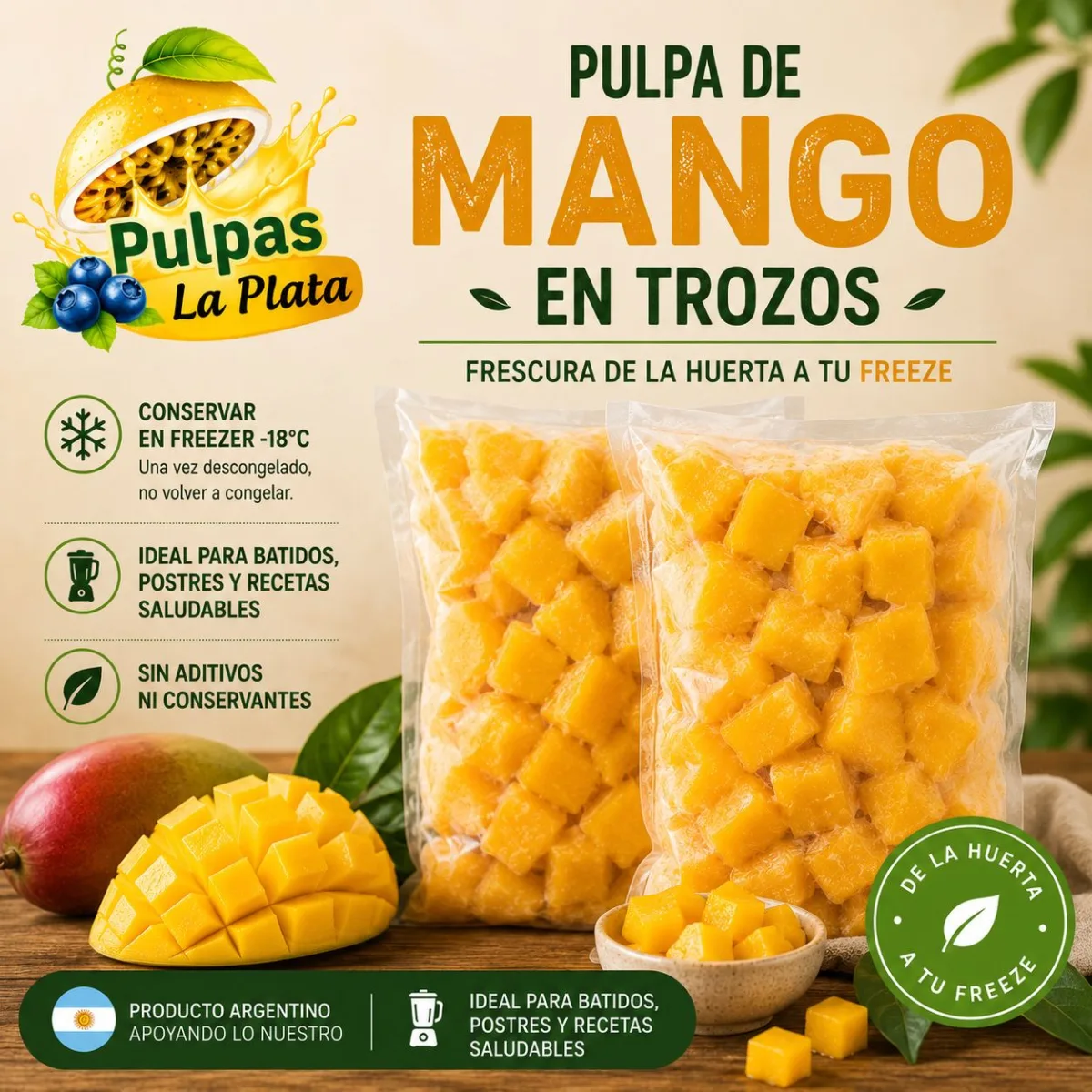 Mango en cubo por kg